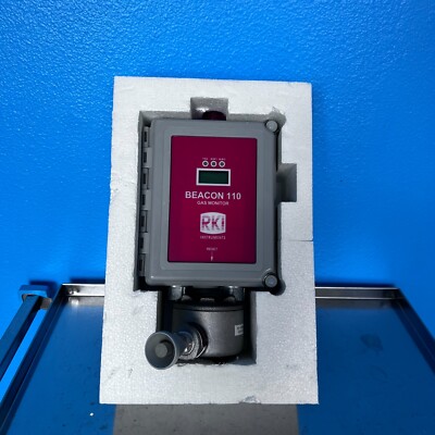 RKI Beacon 110 Gas Monitor Single Channel Wall Mount Fixed System Controller