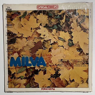 MILVA Mikva  vinile LP 1976 FONIT CETRA