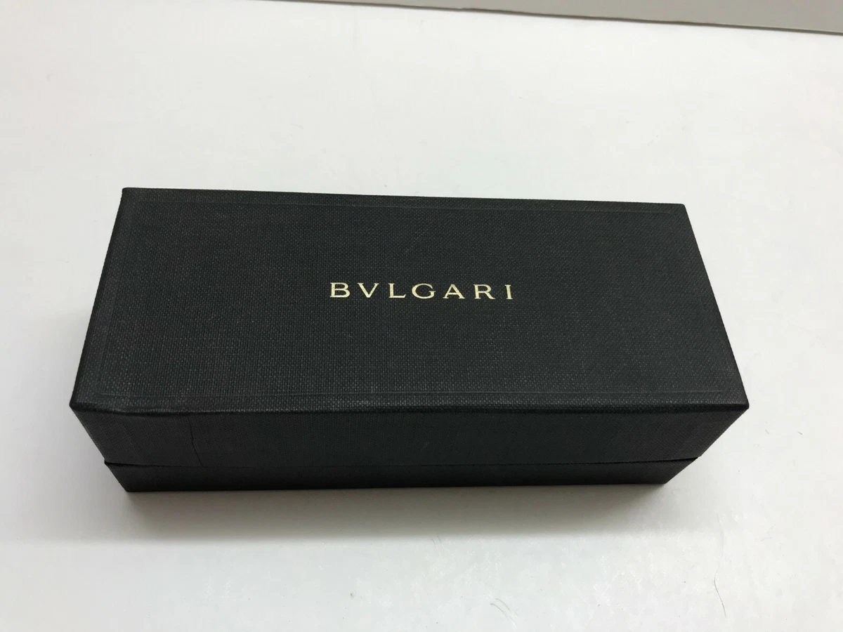 Bulgari Bvlgari Black Cylinder Hardcase Eyeglasses Clutch Case Bvlgari Black Eyeglass Hard Cases for sale | eBay main image 2
