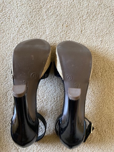 Mossimo Womens Heels Pumps Sandals Shoes Size 7.5 Black Platform 5 Inch Heel NIB - Picture 3 of 5