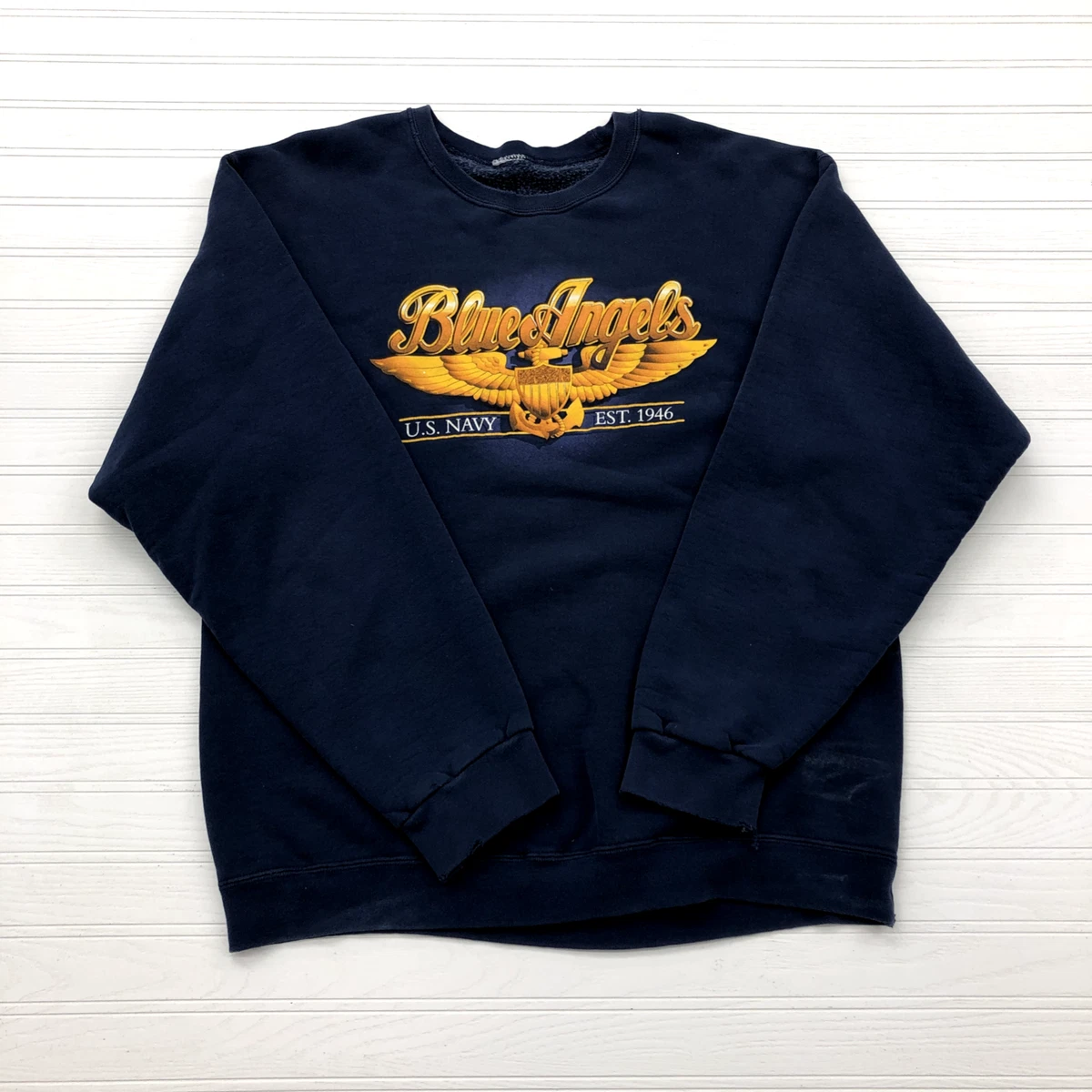 Navy shop vintage sweatshirt