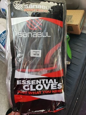 SANABUL ESSENTIAL BOXING GLOVES RED 160Z