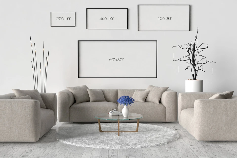 Colourful Rainbow Cows Highland Cattles, Watercolour Painting Style Canvas Print - Image 2 of 4