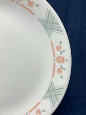 Dutch Lattice Corelle CHOICE OF PIECE Orange Tulips Gray-Green Lattice 21-1877