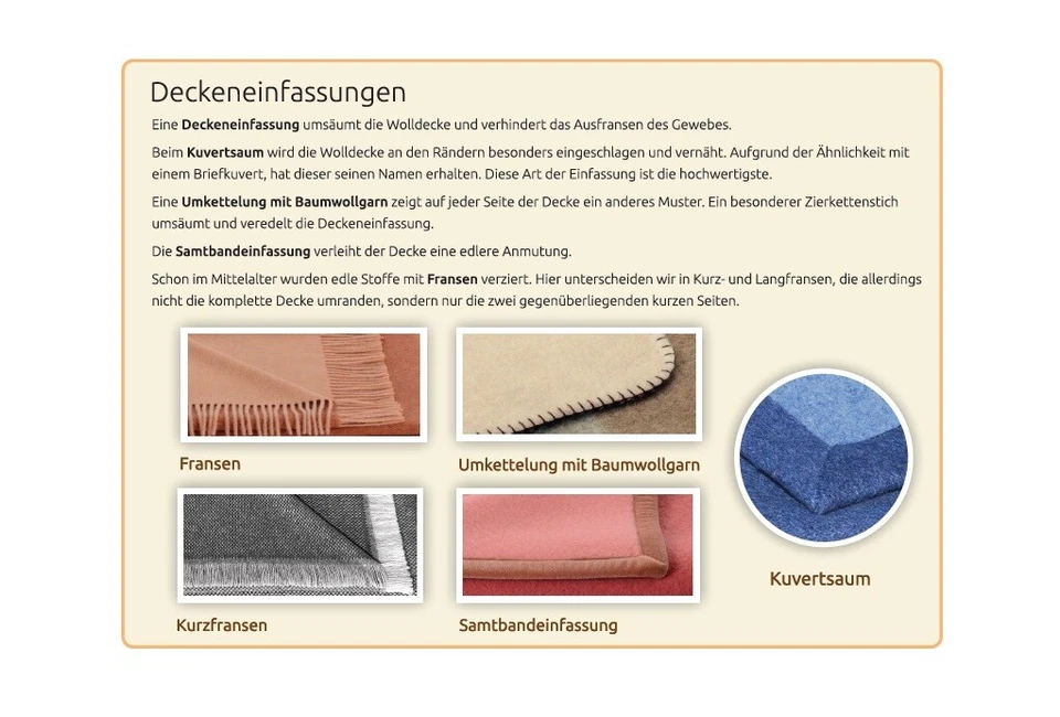 Kuscheldecke Optilana aus 100% Schurwolle, in unterschiedlichen Größen - Bild 4 von 4