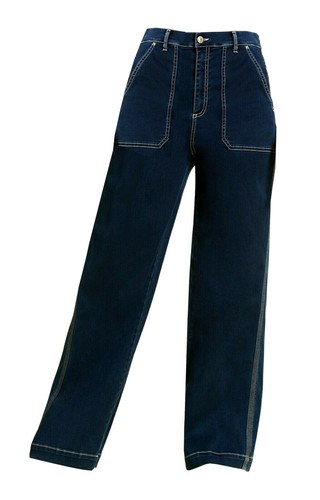MARINA SPORT By RINALDI Women's Denim Jeans Stretch Effect Satin Goldenseal  | eBay