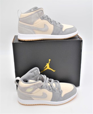 NEW AIR JORDAN 1 MID SE PS KIDS SHOES SIZE 2Y 