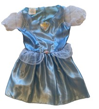 Disney Costume Halloween Princess Dress Girl Size Blue Ball Gown Dress Up 2-4t