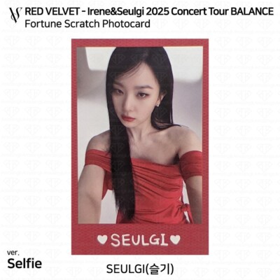 2025 Red Velvet Irene & Seulgi Concert Tour Balance Fortune