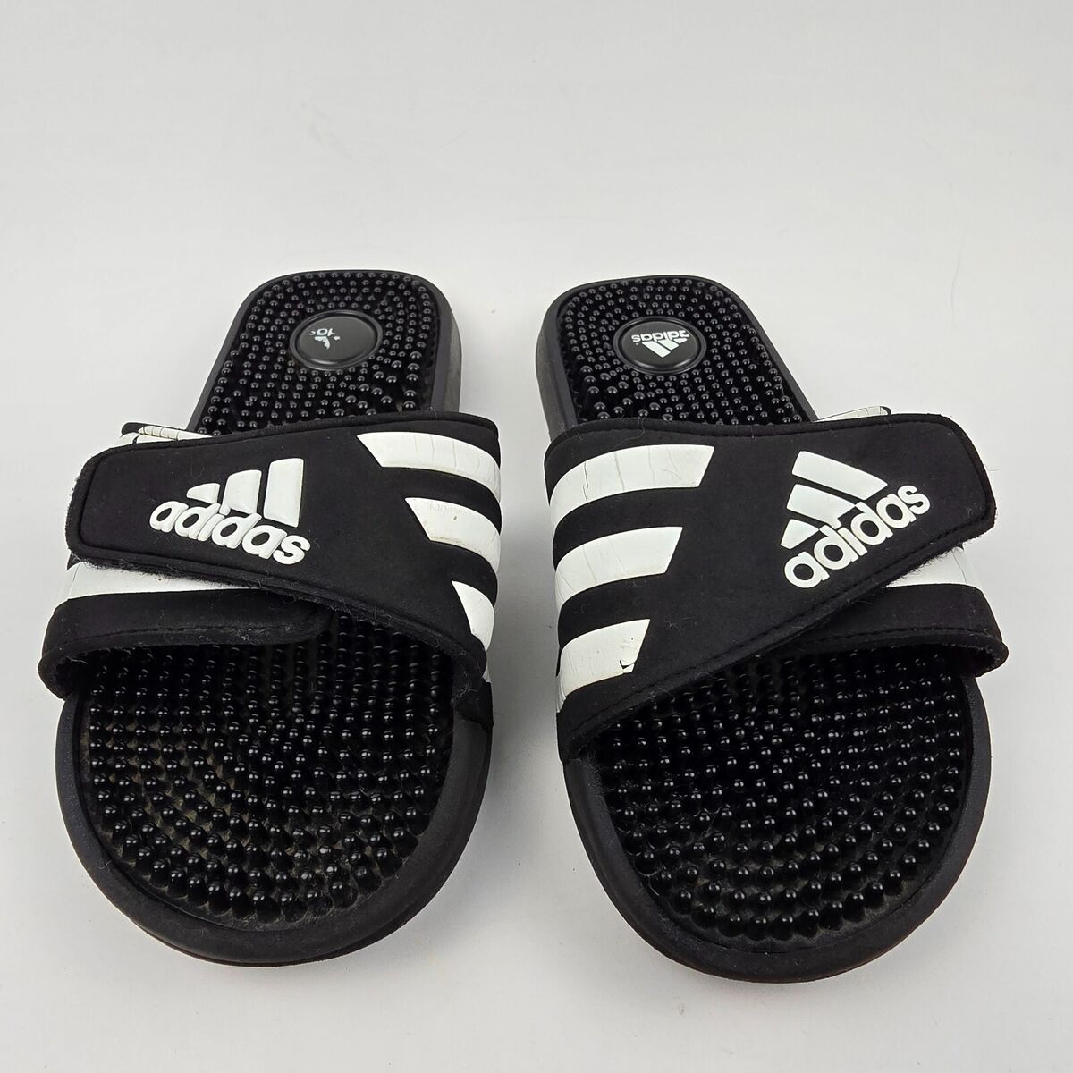 Adidas Slides Adissage Sandals Kids Youth Size 5 Adjustable Adidas Slides Adissage Sandals Kids Youth Size 5 Adjustable