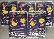 5x Pro Mold MH75S 1st Gen w/ Sleeve 75pt Magnetic Card Holder One Touch