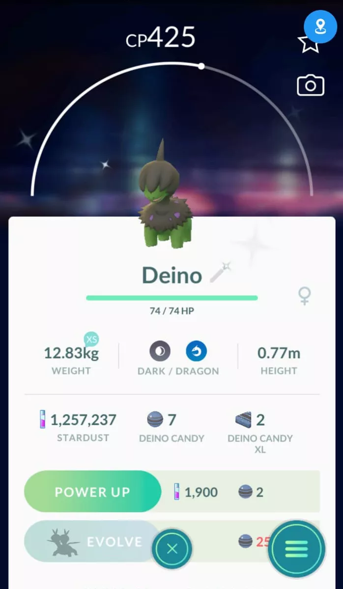 Shiny Deino