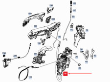MERCEDES-BENZ GLE W167 T&uuml;rschloss vorne links A0997200501 NEU GENUINE