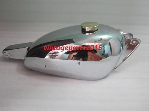 Fit For Dot Trial Chromed Petrol Tank 1953 With Brass Cap And Tap