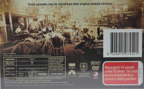 NEW Vtg DEADWOOD Complete Season 1 TV Series 4 Disc DVD Set 2004 MA R4 Sealed - Picture 4 of 5