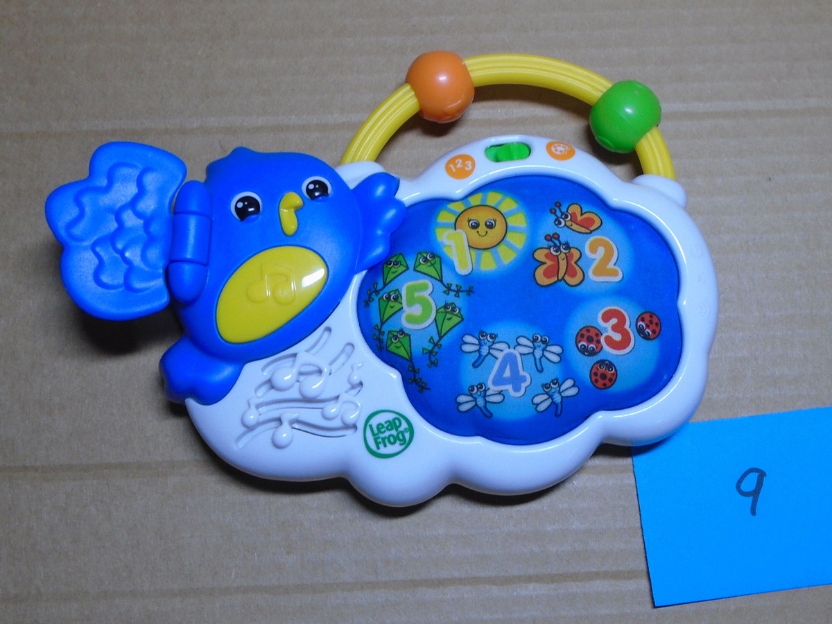 Leap Frog Musical Counting Lap Pal Blue Bird Baby Soother Tested