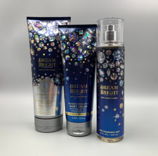 Bath Body Works Dream Bright Lotion Mist Wash Set Full Size S/3 9038B