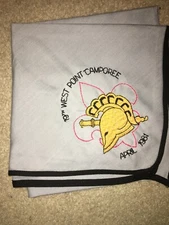 Boy Scout Flag 1981 West Point Scoutmaster Camporee New York Army Neckerchief