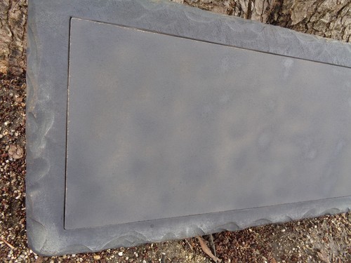 Plain bench top concrete .150 plastic mold garden bench mould 31" x 14" x 2.5" - Picture 2 of 5