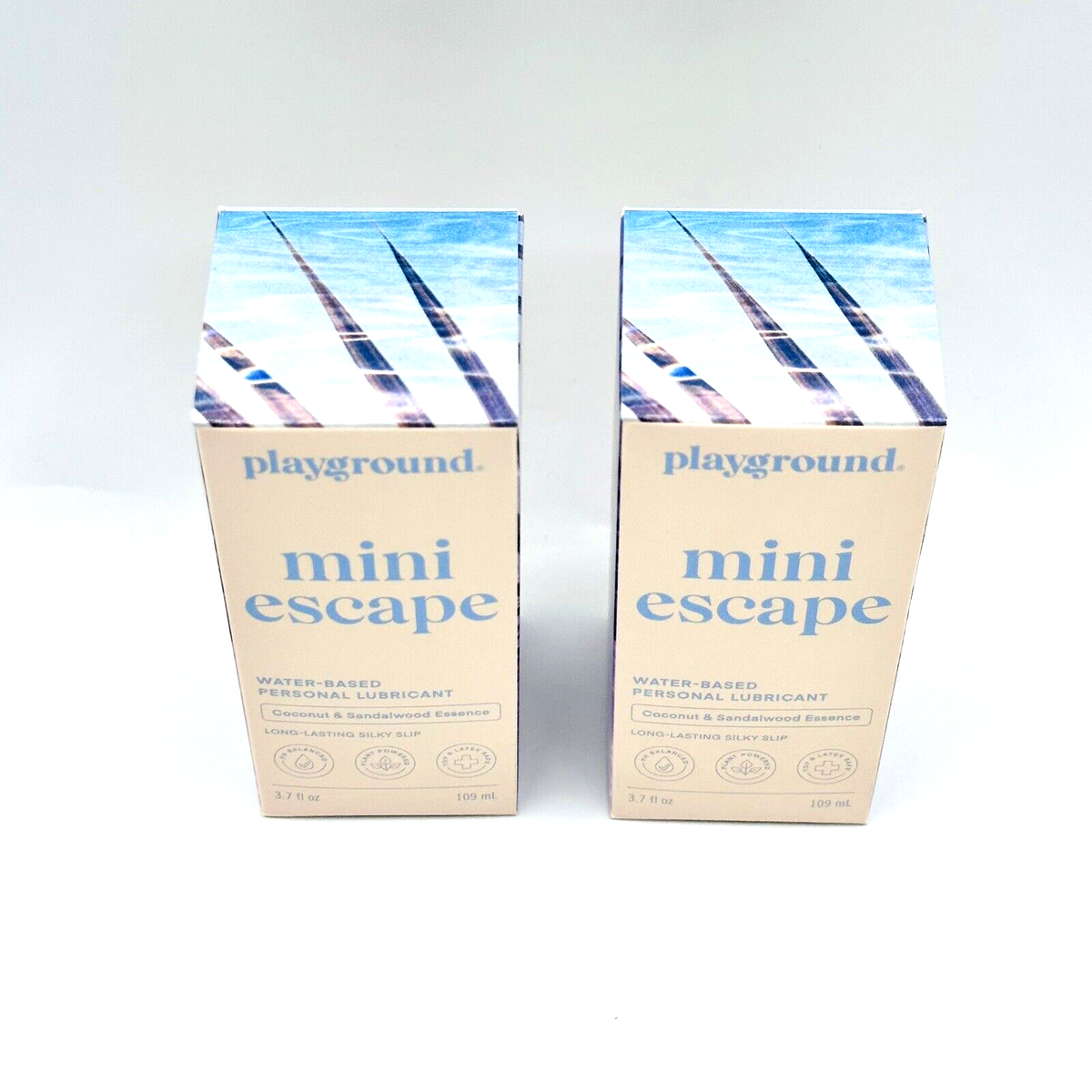 Playground Mini Escape Water-Based Lube Coconut Sandalwood 3.7 oz - Lot of  2 | eBay