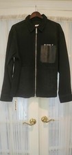 Purple Brand logo-print zipped denim jacket - BLACK