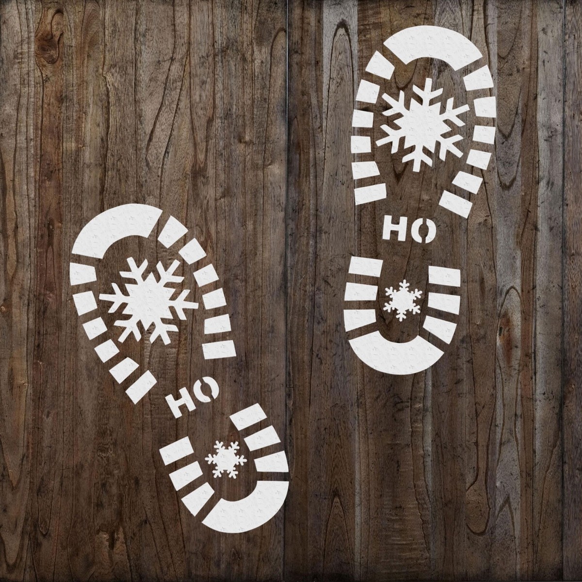 Santa Claus Footprint STENCIL / Father Christmas Boot Print Template | eBay santa-claus-footprint-stencil-father-christmas-boot-print-template-ebay