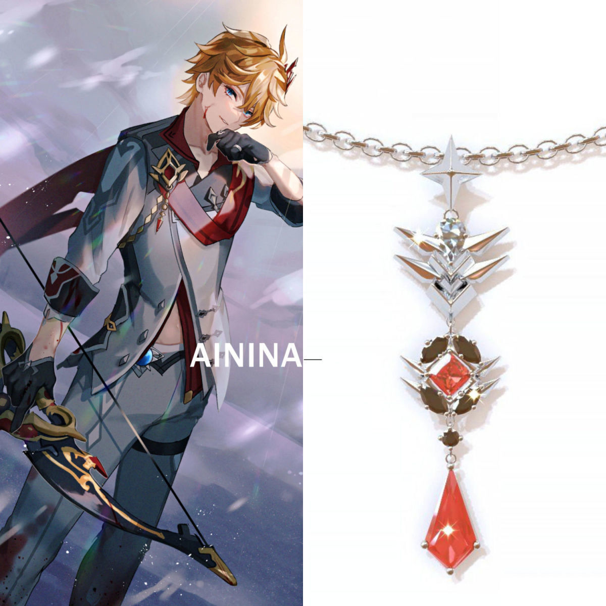 Set De Joyería Genshin Impact – 7 Collares Y 7 Pulseras De Personajes Anime, Con Cuentas De PVC Y Cordón De Cuero Ajustable, Regalo Ideal Para Fans