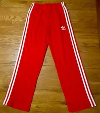 NWT Adidas Originals Unisex Kids Athletic Warm Up Lined Track Pants Sz MED