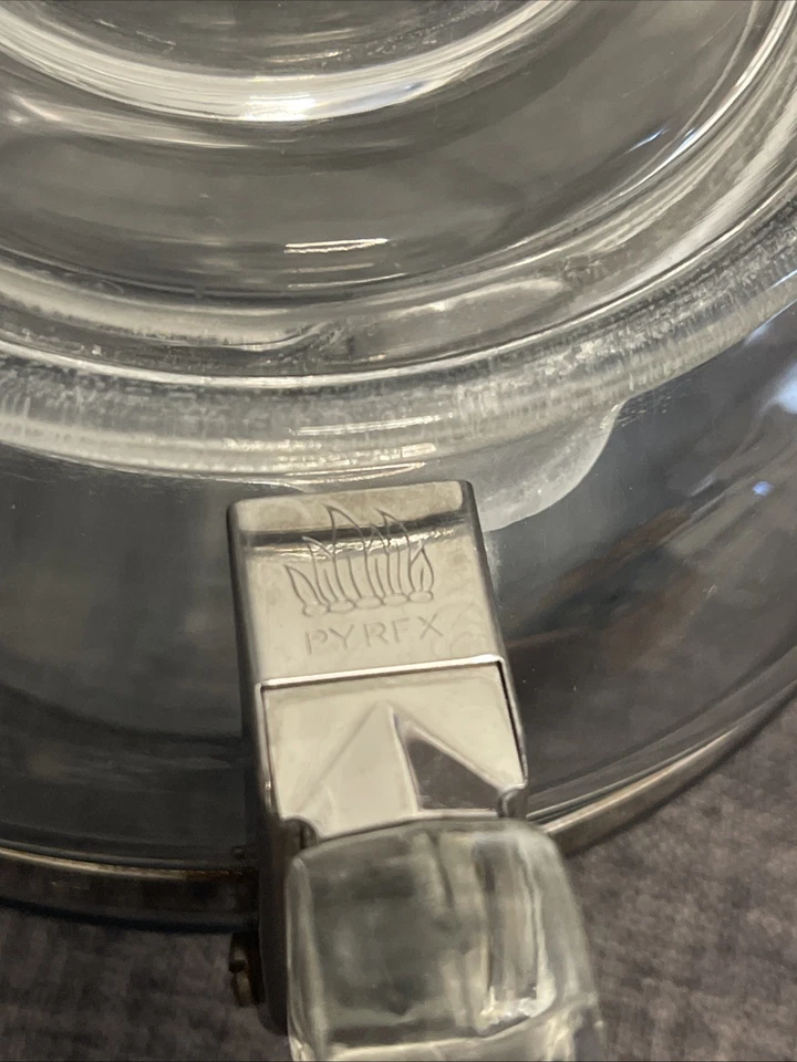 Pyrex Flameware 6 tazas cafetera de vidrio con tapa 8126-B Foto 3 de 4