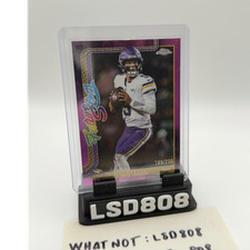2025 2026 Topps Chrome J.J. McCarthy Future Stars /250  Minnesota Vikings