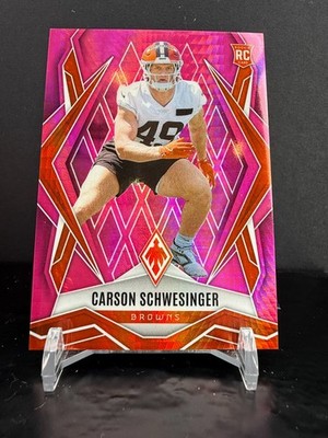 CZE010 - 2025 Panini Phoenix - Rookies - Carson Schwesinger #201 - RC /299 Pink