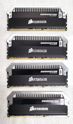 Corsair Dominator Platinum 16GB (4x4GB) DDR3 1866 MHZ (PC3 15000) Desktop Memory