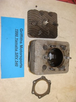 1990 YAMAHA SRV 540cc cylinder jug barrel head 335cc 8R600 A