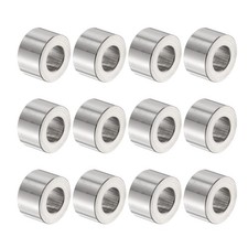 12pcs Stainless Steel Spacer 10.5mm Bore x 20mm OD x 12mm Length