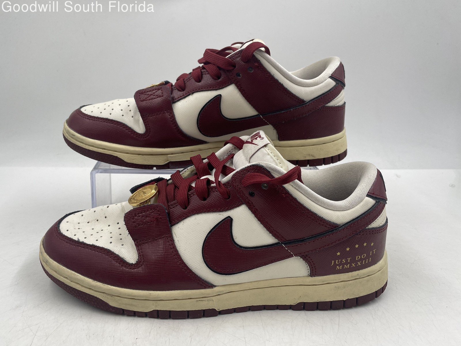 Authentic Nike Womens Dunk Low SE DV1160-101 Red White Sneaker Shoes Size 8.5