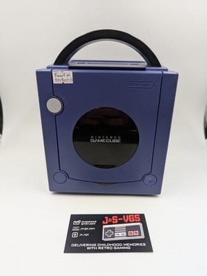 Nintendo GameCube Indigo No Disc Read AS IS Console Only Parts Repair
