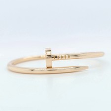 Cartier Juste Un Clou Armband, klassisches Modell, 18kt Roségold, Größe 17, Etui