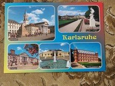 Für Liebhaber und Sammler: Alte Postkarte von Karlsruhe