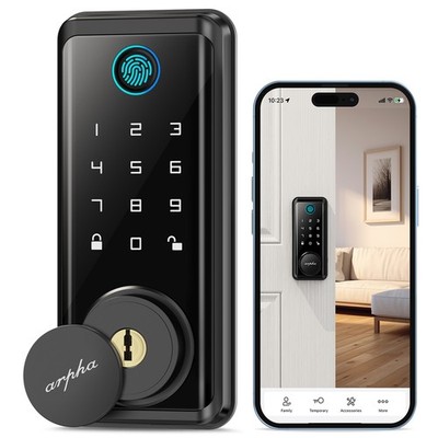 ARPHA Keyless Entry Smart Door Lock Fingerprint Deadbolt App Control Auto Lock