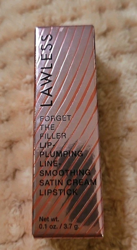 LAWLESS Forget The Filler Plumping Line-Smoothing Cream Lipstick - Tropic 0.1 oz