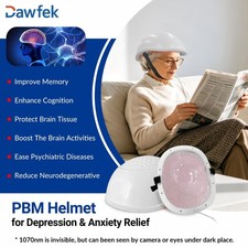 1070nm Brain Therapy Helmet Photobiomodulation for Memory Loss and Depression