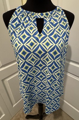  Anthony's Resort Wear Blue green  Size large Tank Top