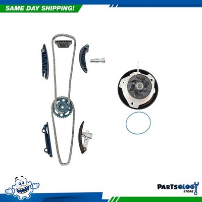 DNJ TK873AWP Timing Chain Kit with Water Pump For 11-15 Volkswagen 3.6L V6 DOHC 