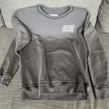 Abercrombie  Fitch Hoodie Crew Sweatshirt Pullover Kids 13-14 Adult S/M Gray