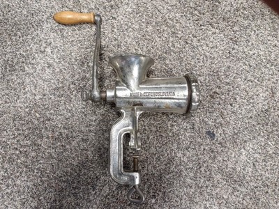 Vintage Porkert Cast Iron Manual Meat Grinder Size 10 High Quality Mincer Czech