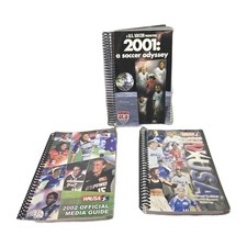 Vintage WUSA Media Guides 2002 2003 + 2001 US Soccer Odyssey Lot Women Soccer...