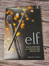 e.l.f. Elf Highlighting And Concealing Brush Set New-Sealed (207)
