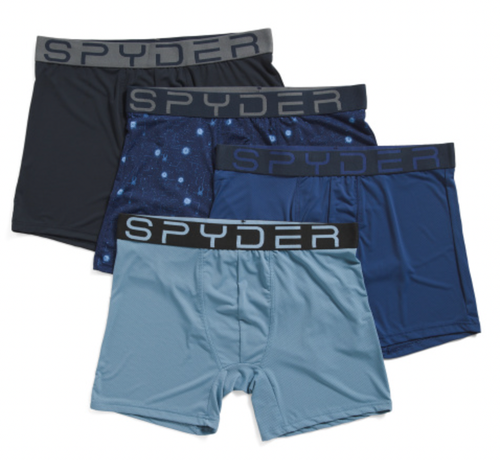 4 Pack SPYDER STRETCH Nylon-MESH Cooling Breathble Boxer Briefs MEDIUM LARGE $45 - Picture 12 of 16