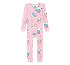 Care Bears Toddler Girl's Pink Lightweight Viscose Pajama Sleeper, Size 2T