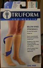 Truform Leg Health Below The Knee Stocking 20-30mmHg Firm Med. 8865